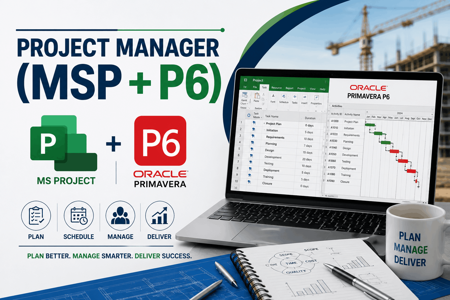 Project Manager (MSP + P6)