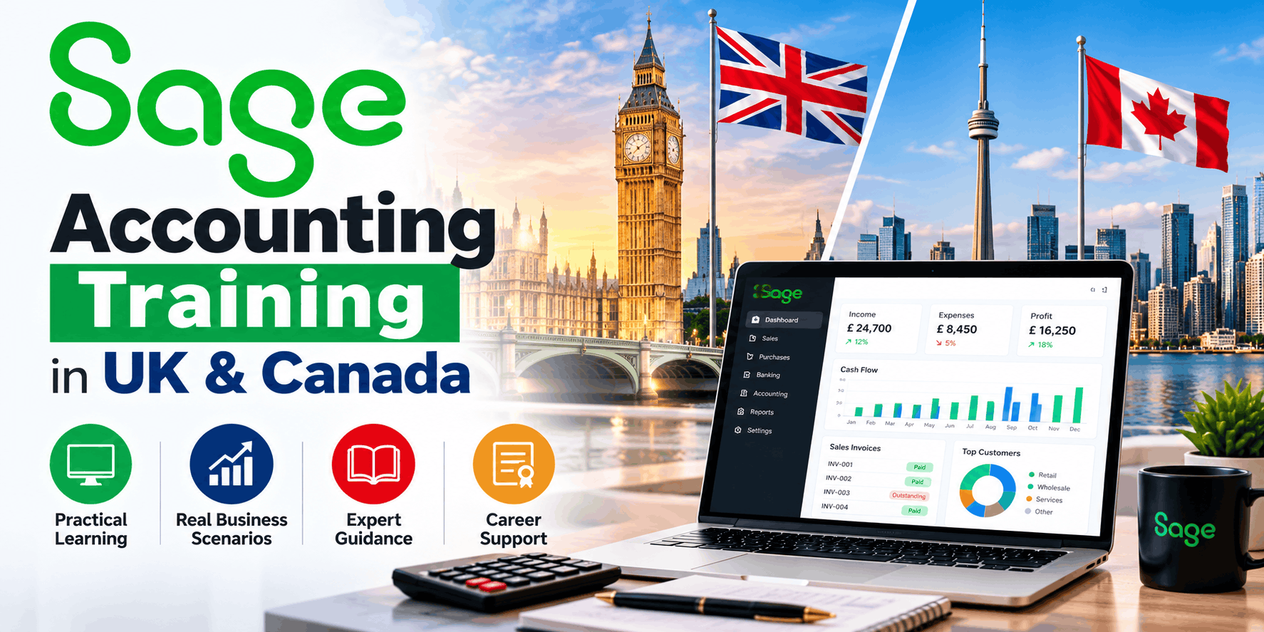 Sage Accounting Training in UK & Canada